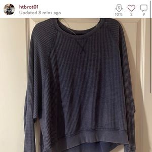 Time and Tru Waffle Knit tops